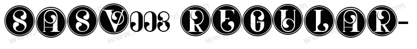 SASv003 Regular字体转换